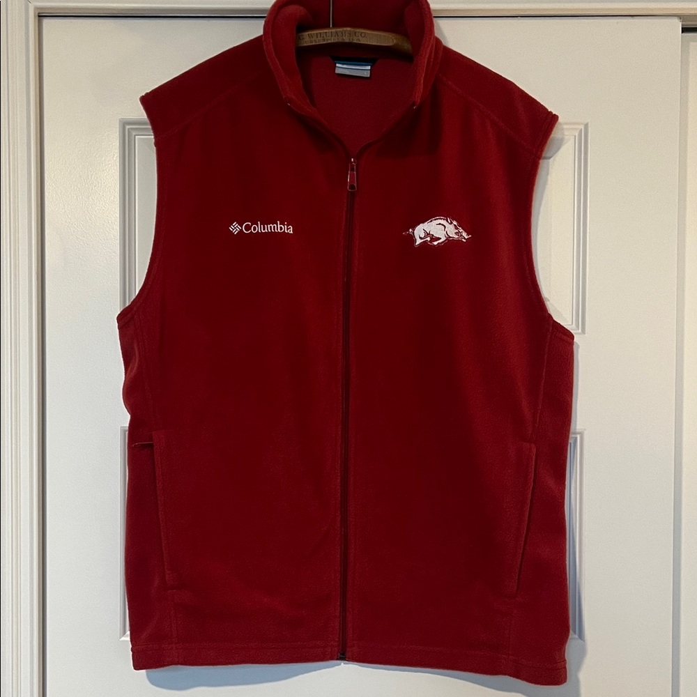Columbia Crimson Sleeveless Fleece Vest